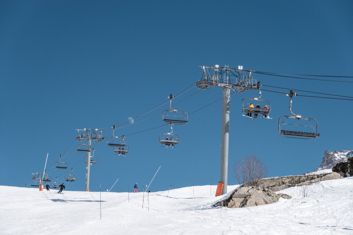 Sesselbahn Le Frêne, Februar 2025