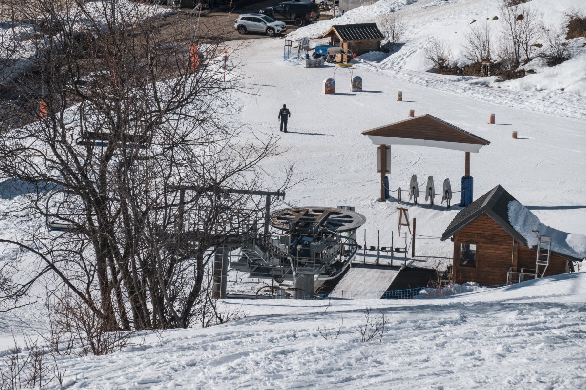 Talstation der Sesselbahn Mollaret, Februar 2025