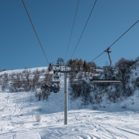 Sesselbahn Soleil Rouge, Februar 2025