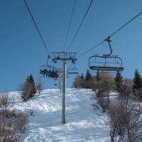 Sesselbahn Soleil Rouge, Februar 2025