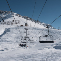 Sesselbahn Soleil Rouge, Februar 2025