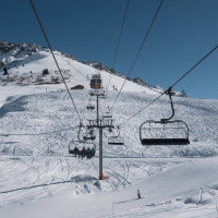 Sesselbahn Soleil Rouge, Februar 2025