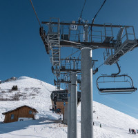 Sesselbahn Soleil Rouge, Februar 2025