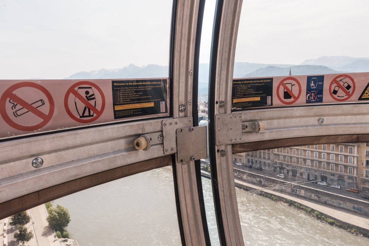 Gruppenumlaufbahn Grenoble-Bastille, Juli 2021
