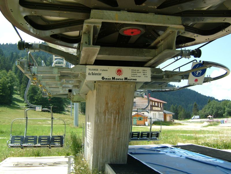 Talstation der Sesselbahn Balancier, Juli 2006