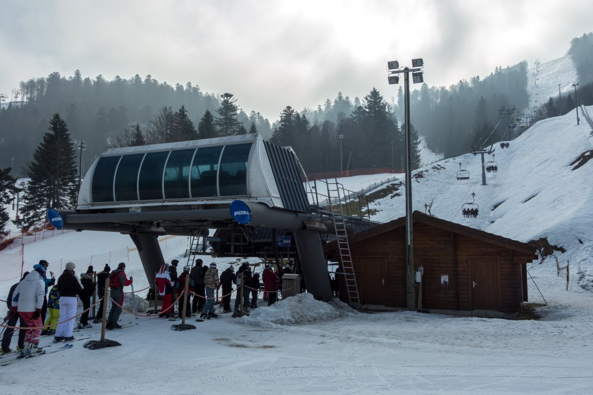 Talstation der Sesselbahn Grand Artimont