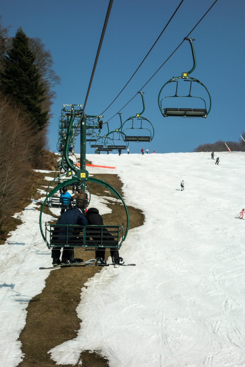 Sesselbahn La Lande, März 2015