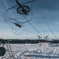 Bergstationen der Schlepplifte Kastelberg, Dezember 2021