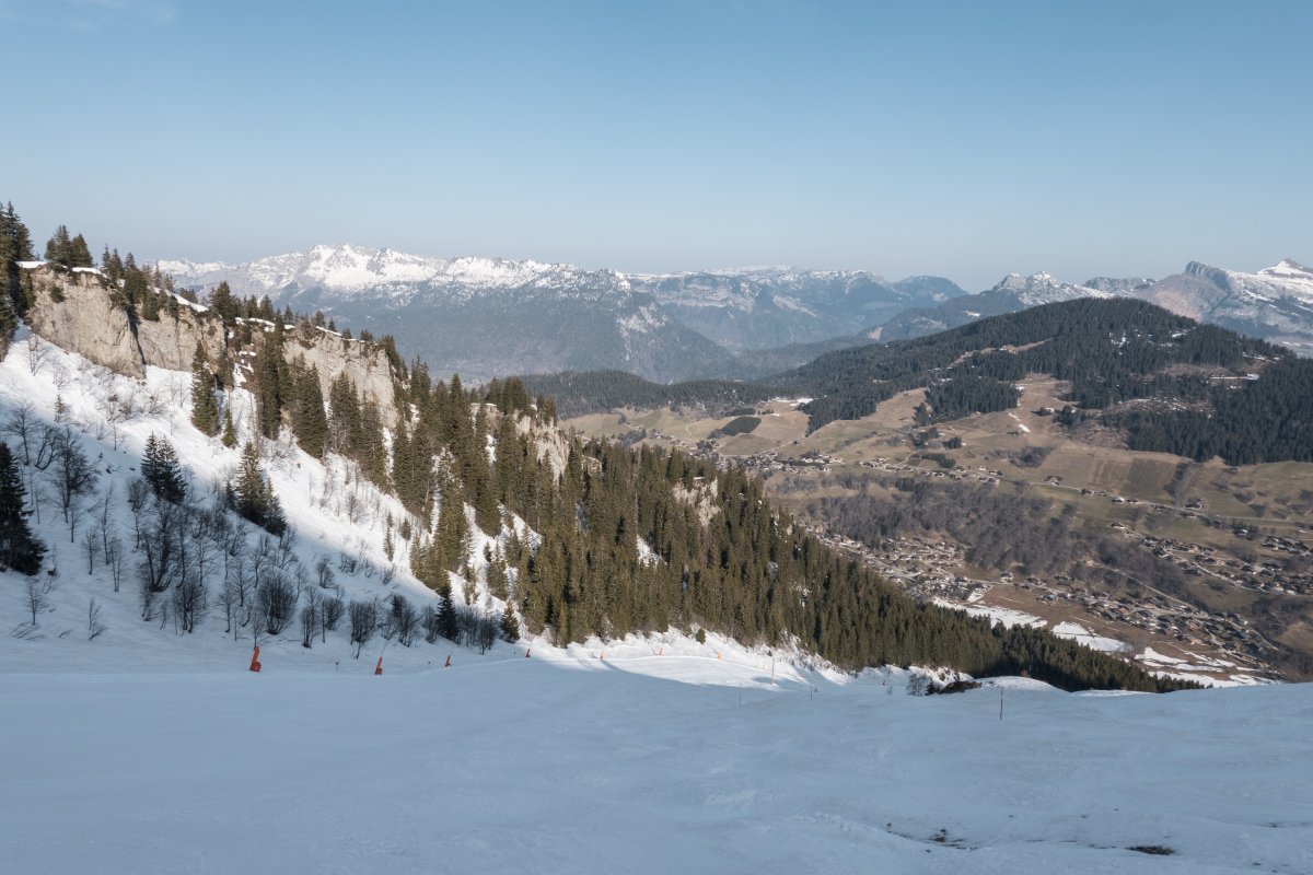 Skipiste Le Fernuy in La Clusaz