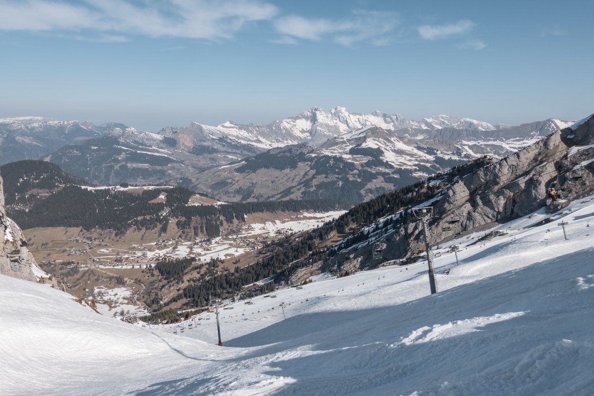 Sesselbahn Bergerie im Skigebiet Col de Balme
