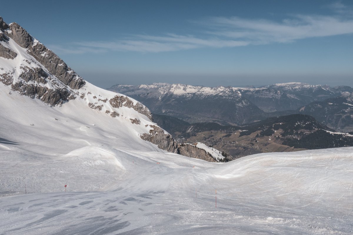 Skipiste Torchère in La Clusaz