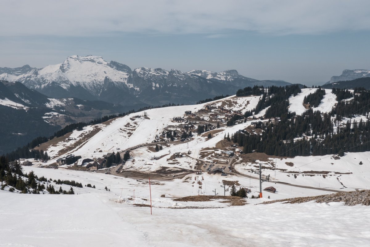 Schlepplifte Choucas im Skigebiet Manigod