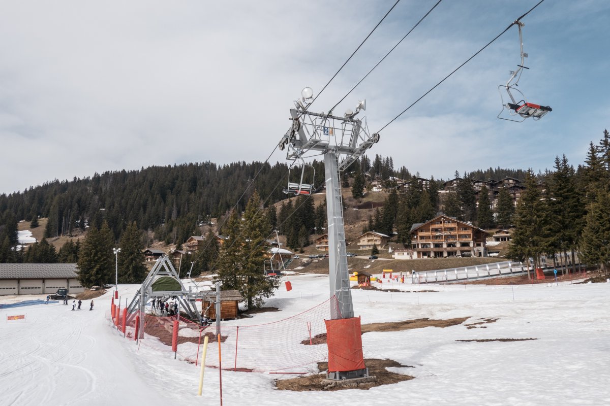 Col de la Croix Fry mit Sesselbahn Crête Blanche
