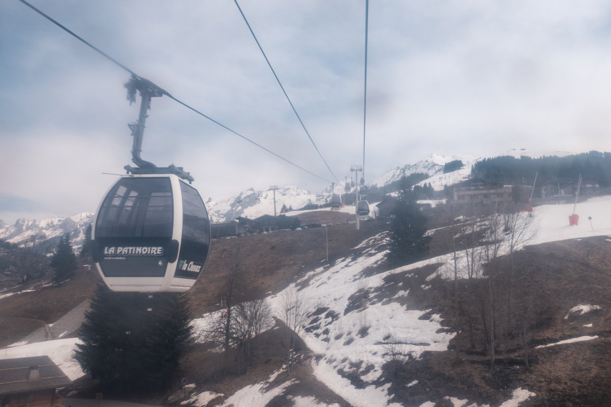 Kabinenbahn La Patinoire, März 2022