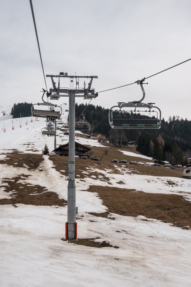 Sesselbahn Crêt du Merle am Front de Neige von La Clusaz