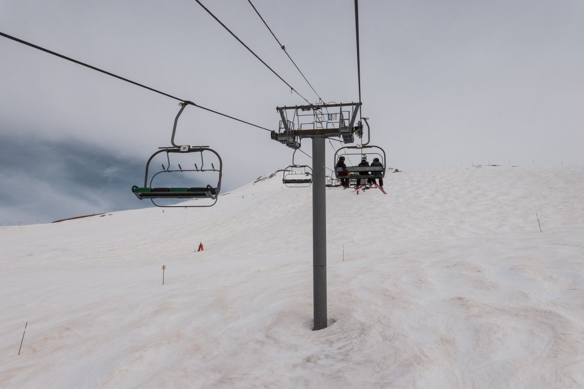 Sesselbahn L'Aiguille, März 2022