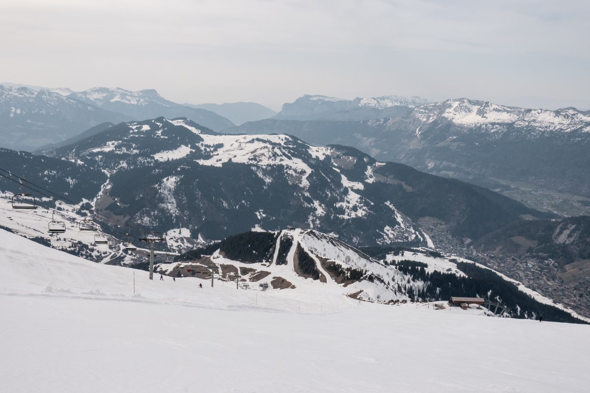 Panorama Skigebiet La Clusaz