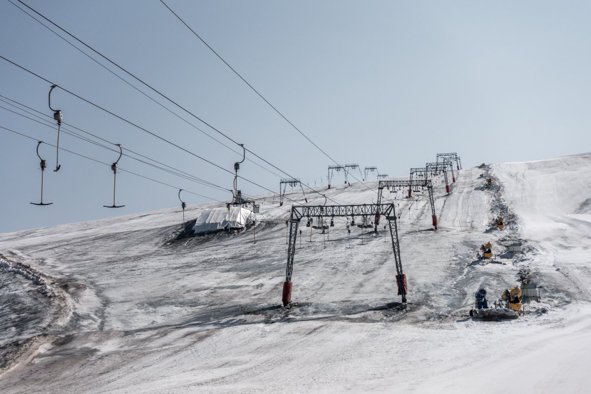 Sommerskigebiet Les Deux Alpes, August 2018