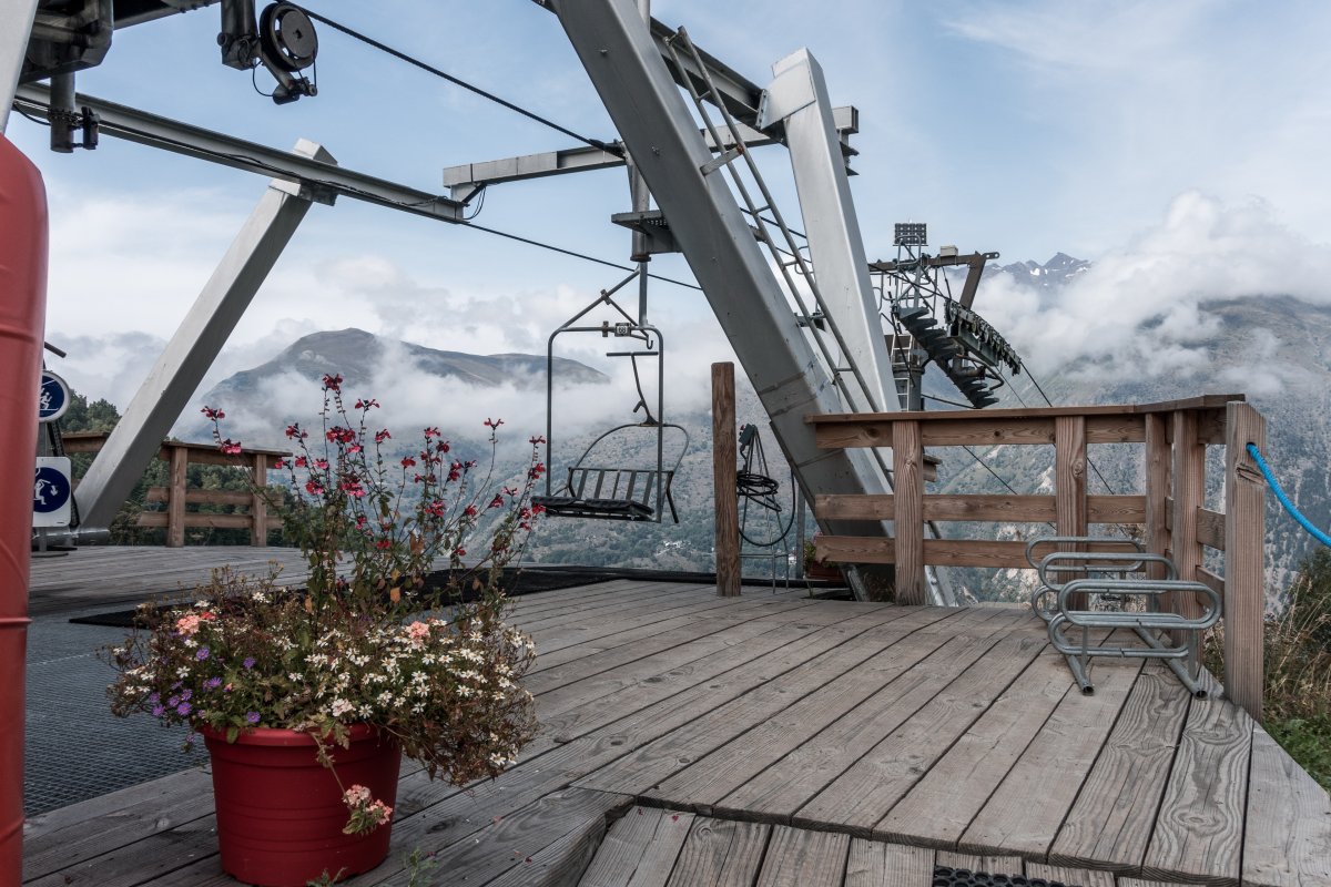 Sesselbahn Mont de Lans-Les Deux Alpes, August 2018
