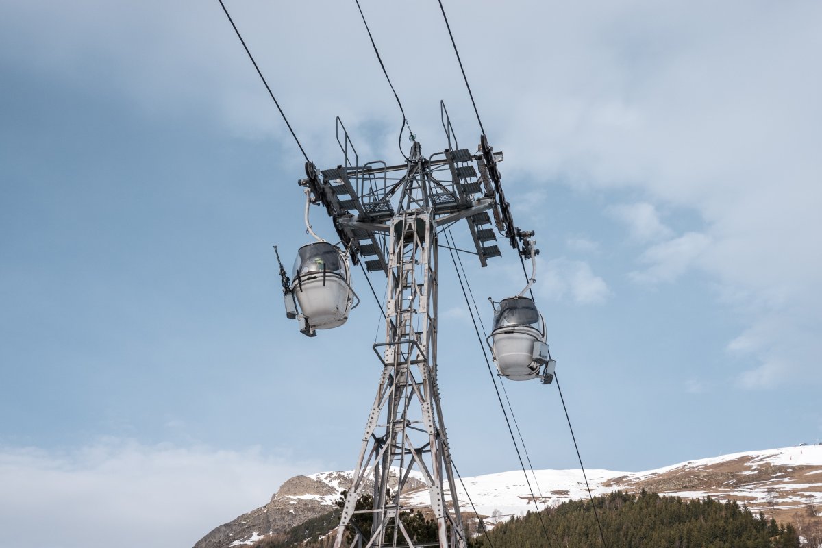 Kabinenbahn Œufs Blancs in Les Deux Alpes