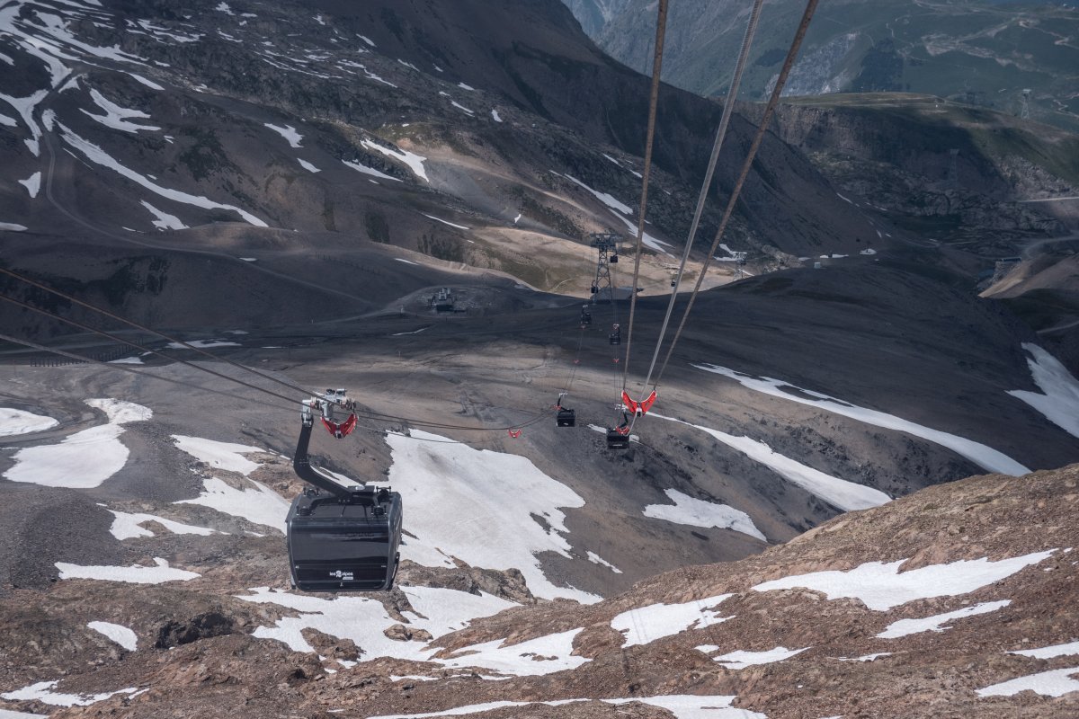 Kabinenbahn Grand Plan-Jandri, Juni 2025