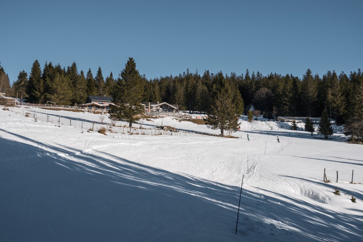 Skipiste an der Auberge du Schantzwasen