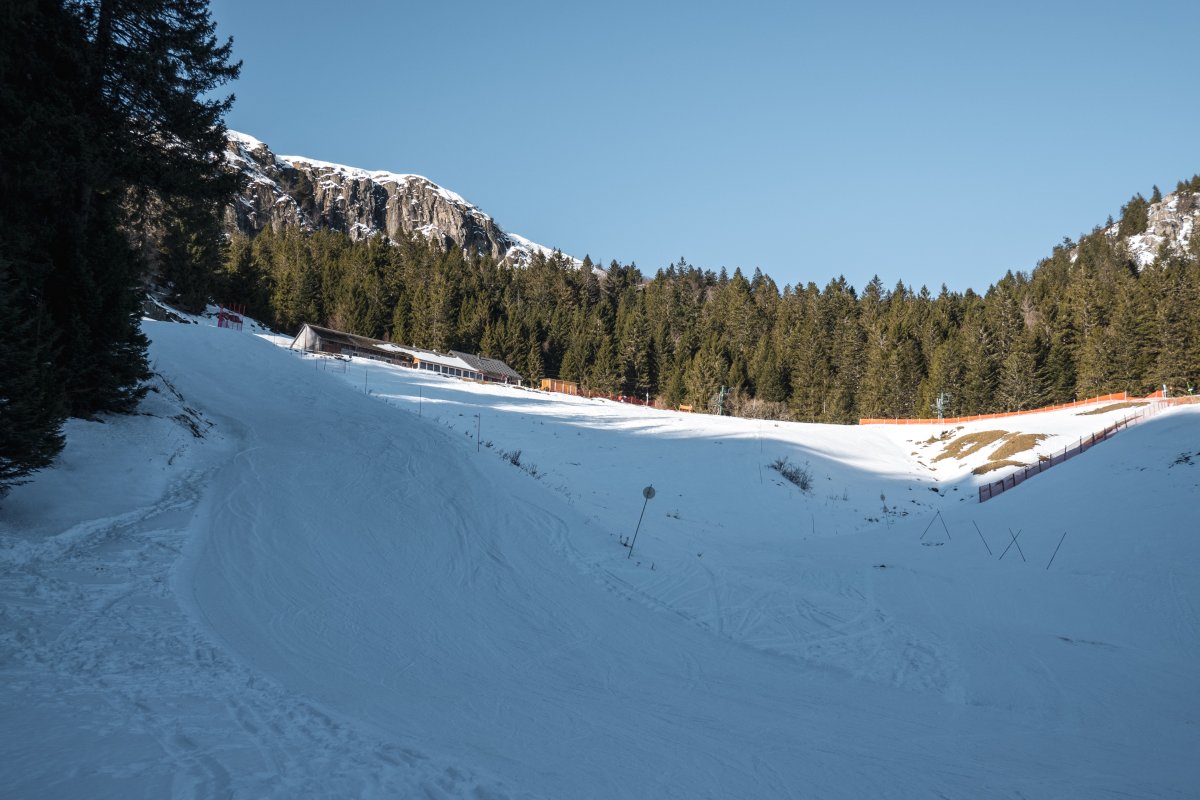 Skipiste an der Auberge du Seestaedtle