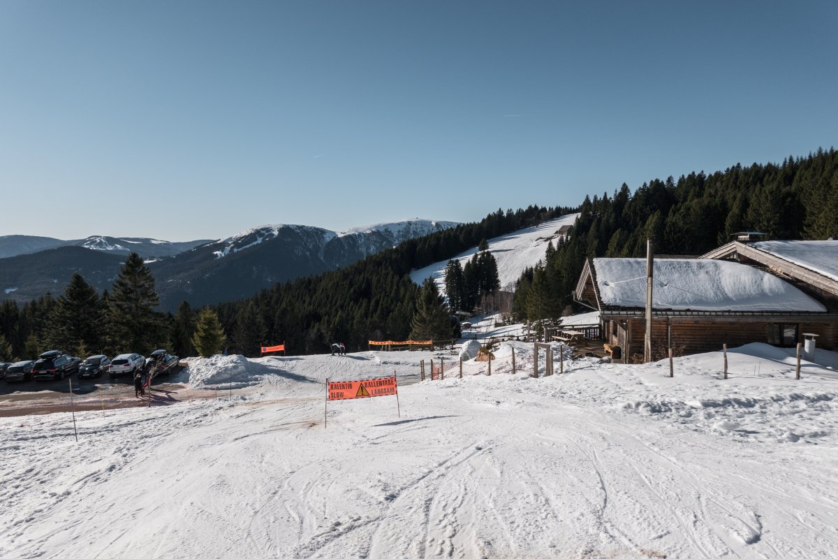 Skipiste an der Auberge du Schantzwasen
