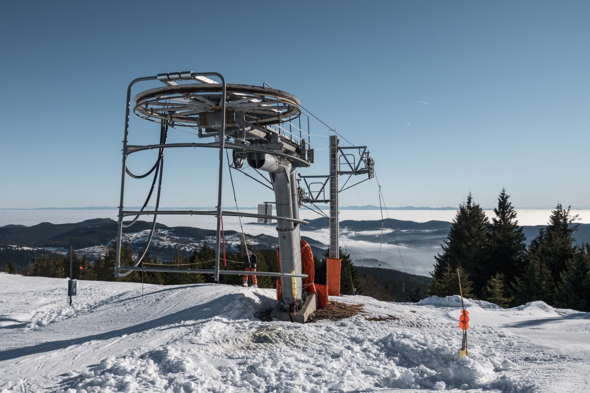 Schlepplift Schupferen im Skigebiet Le Tanet