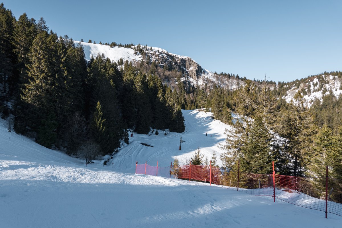 Kleines Skigebiet Le Tanet in den Vogesen