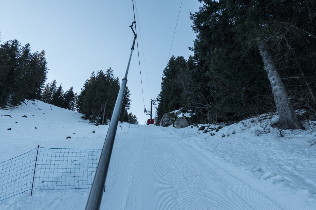 Schlepplift Tremplin, Dezember 2021