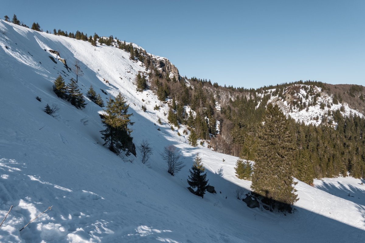 Skigebiet Le Tanet im Elsass