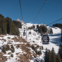 Kabinenbahn Saulire 1, Februar 2025