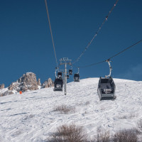 Kabinenbahn Saulire 1, Februar 2025