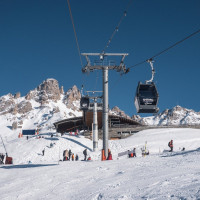 Kabinenbahn Saulire 1, Februar 2025