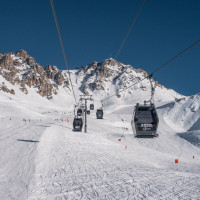 Kabinenbahn Saulire 2, Februar 2025