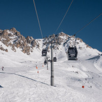 Kabinenbahn Saulire 2, Februar 2025