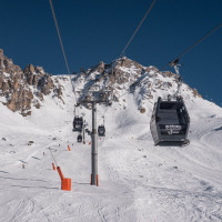 Kabinenbahn Saulire 2, Februar 2025