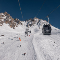 Kabinenbahn Saulire 2, Februar 2025