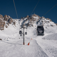 Kabinenbahn Saulire 2, Februar 2025