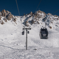 Kabinenbahn Saulire 2, Februar 2025