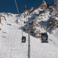 Kabinenbahn Saulire 2, Februar 2025