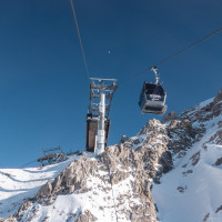 Kabinenbahn Saulire 2, Februar 2025