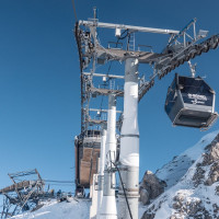 Kabinenbahn Saulire 2, Februar 2025