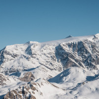 Panorama von der Saulire, Februar 2025