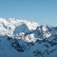 Panorama von der Saulire, Februar 2025