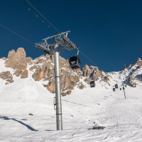 Kabinenbahn Saulire 2, Februar 2025