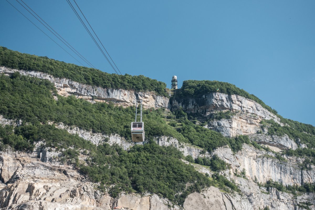 Luftseilbahn Pas de l'Échelle-Le Salève, Juli 2021