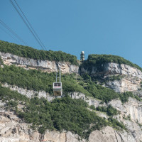 Luftseilbahn Pas de l'Échelle-Le Salève, Juli 2021