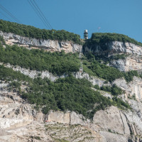 Luftseilbahn Pas de l'Échelle-Le Salève, Juli 2021